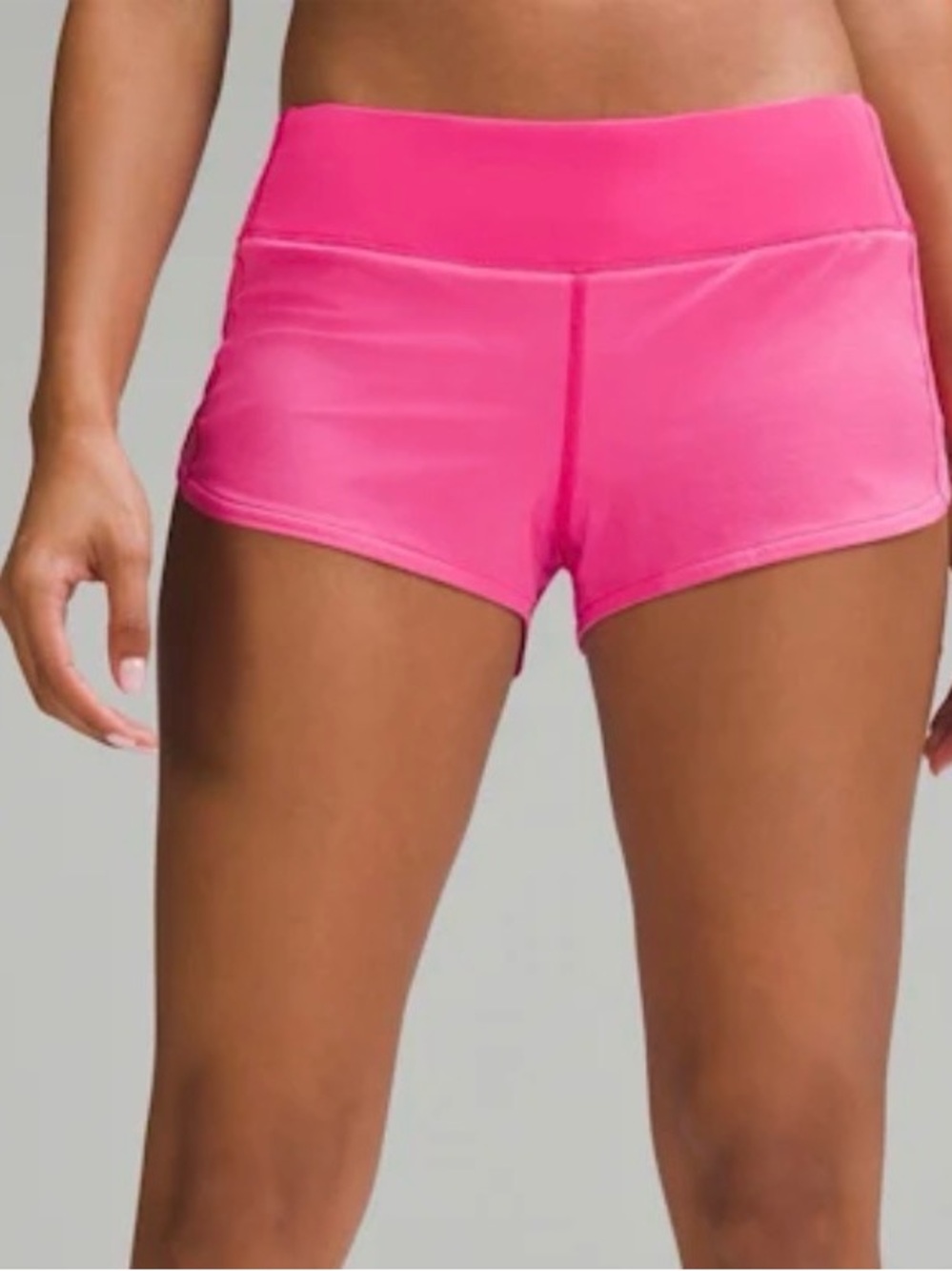 lululemon athletica Bright Pink Athletic Short - Low Rise Performance